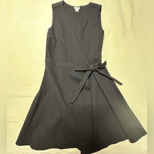 Brand New J Crew Black Wrap Dress